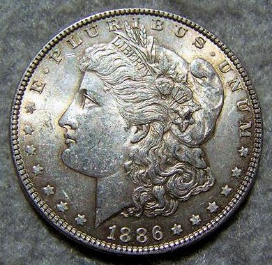 1886 Morgan Silver Dollar: 1886 Morgan Silver Dollar