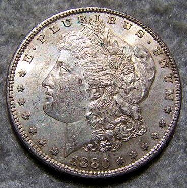 1880 Morgan Silver Dollar: 1880 Morgan Silver Dollar