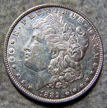 1889 Morgan Silver Dollar: 1889 Morgan Silver Dollar