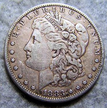 1883 Morgan Silver Dollar: 1883 Morgan Silver Dollar