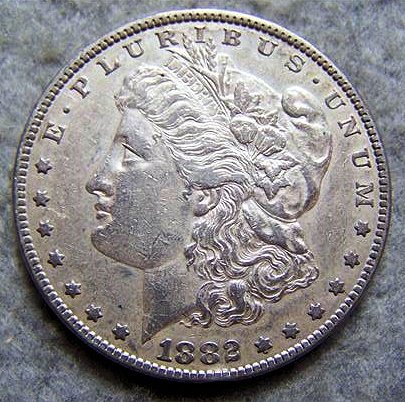 1882 Morgan Silver Dollar: 1882 Morgan Silver Dollar