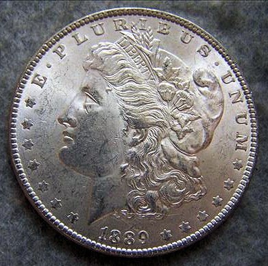 1889 Morgan Silver Dollar: 1889 Morgan Silver Dollar
