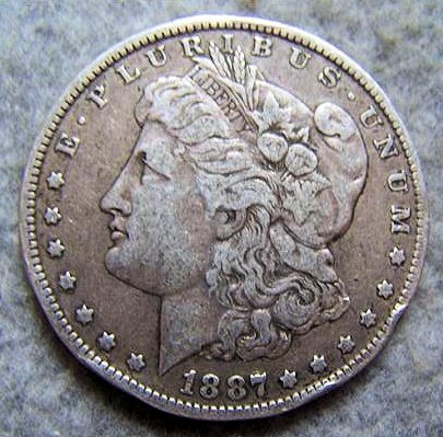 1887O Morgan Silver Dollar: 1887O Morgan Silver Dollar