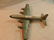 Marx United Airlines- friction tin litho toy plane-11