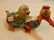 2 pc- Chein windup duck and wind up chicken-original no