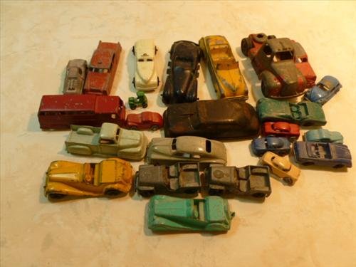 24 pc assorted Midget Tootsie toys- all sizes colors: 24 pc assorted Midget Tootsie toys- all sizes colors trucks cars bus- all original no repaint