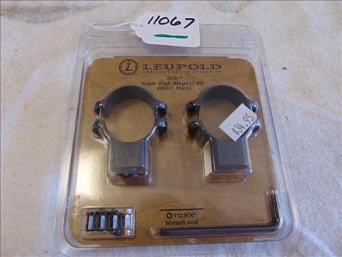 Leupold STD Super High Rings (1.00) #49907, Matte: Leupold STD Super High Rings (1.00) #49907, Matte