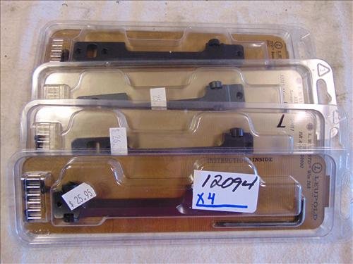 4 Leupold Rails #52317, 50011, 50000 & 50003: 4 Leupold Rails #52317, 50011, 50000 & 50003