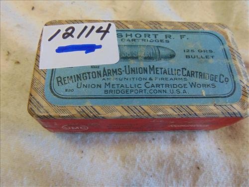 .38 Short Ammo Remington 125 Gr Very Old: .38 Short Ammo Remington 125 Gr Very Old
