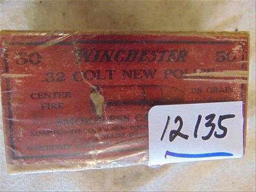 Winchester .32 Colt New Police Ammo Very Old: Winchester .32 Colt New Police Ammo Very Old