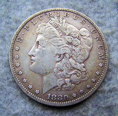 1880 Morgan Silver Dollar: 1880 Morgan Silver Dollar