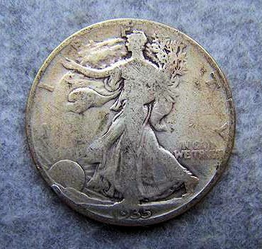 1935D Liberty Walking Half: 1935D Liberty Walking Half