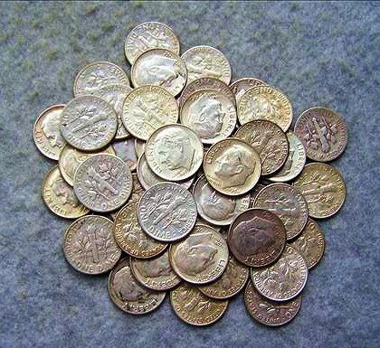 Roll Silver Roosevelt Dimes - Var Dates: Roll Silver Roosevelt Dimes - Var Dates