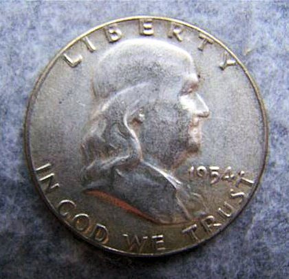 1954 Franklin Half Dollar: 1954 Franklin Half Dollar