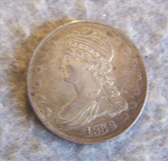 1838 Capped Bust Half Dollar: 1838 Capped Bust Half Dollar