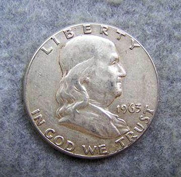 1963 Franklin Half Dollar: 1963 Franklin Half Dollar