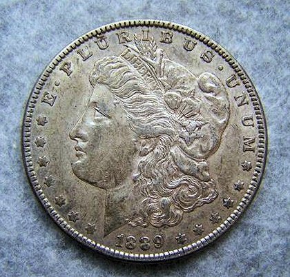 1889 Morgan Silver Dollar: 1889 Morgan Silver Dollar