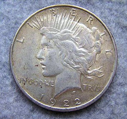 1922 Peace Silver Dollar: 1922 Peace Silver Dollar