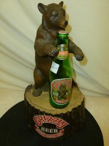 Grizzly Beer Advertising Piece Canadian Lager