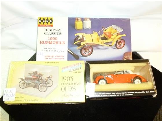 3 pc cars- 2 models and 1 Dugu miniauto toy (1 of 1)
