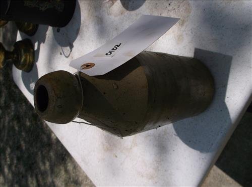 SALT-GLAZED? BOTTLE SHAPED STONEWARE CROCK (1 of 1)