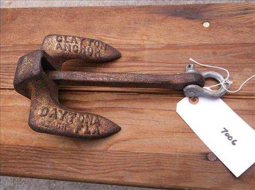 HEAVY CLAYTON ANCHOR DAYTONA BEACH FL  15LBS?  10"L (1 of 1)