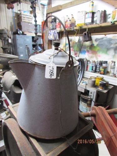 Enamel Stove Top Coffee Pot 11" Looks Good: Enamel Stove Top Coffee Pot 11" Looks Good