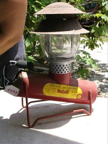 BERNZ-O-MATIC PROPANE GAS LANTERN 13 3/4"H (1 of 1)