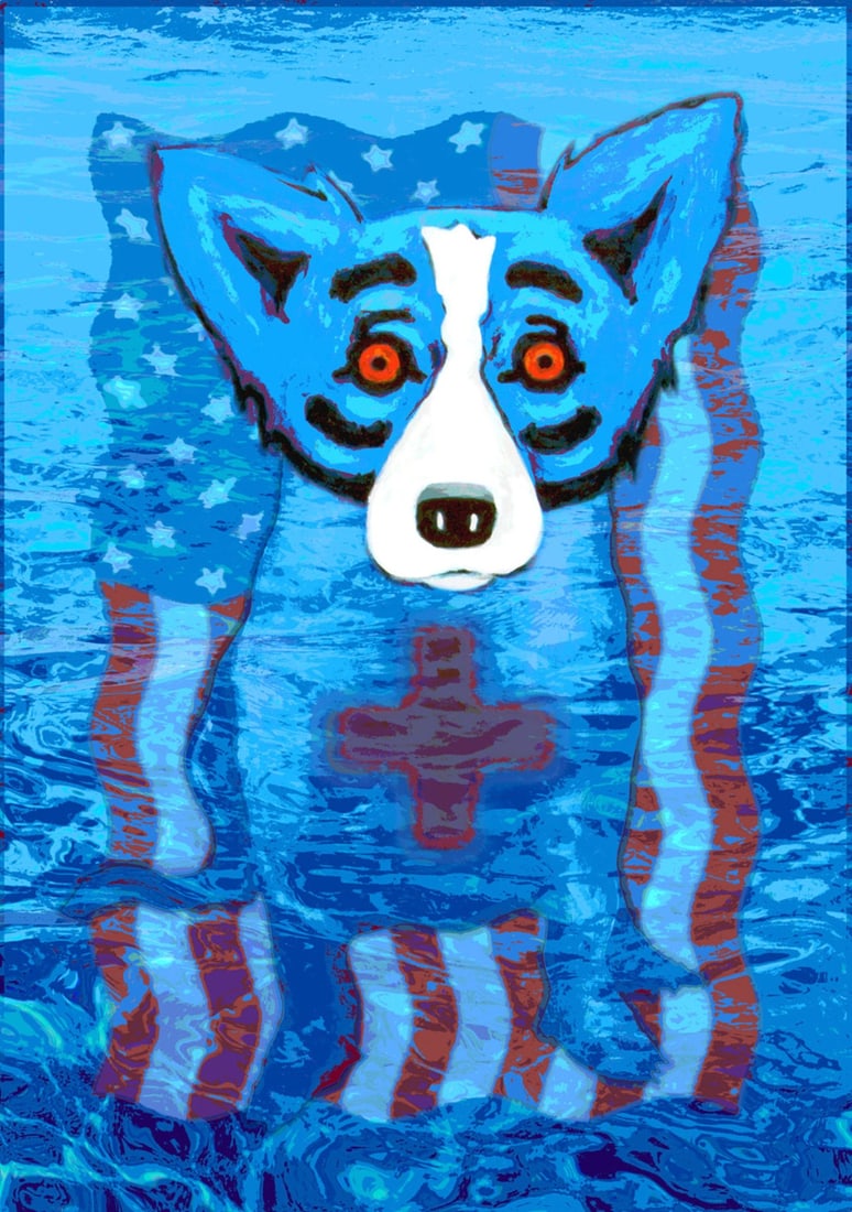 George Rodrigue "We Will Rise Again" Signed Limited Edition Print (1 of 3)