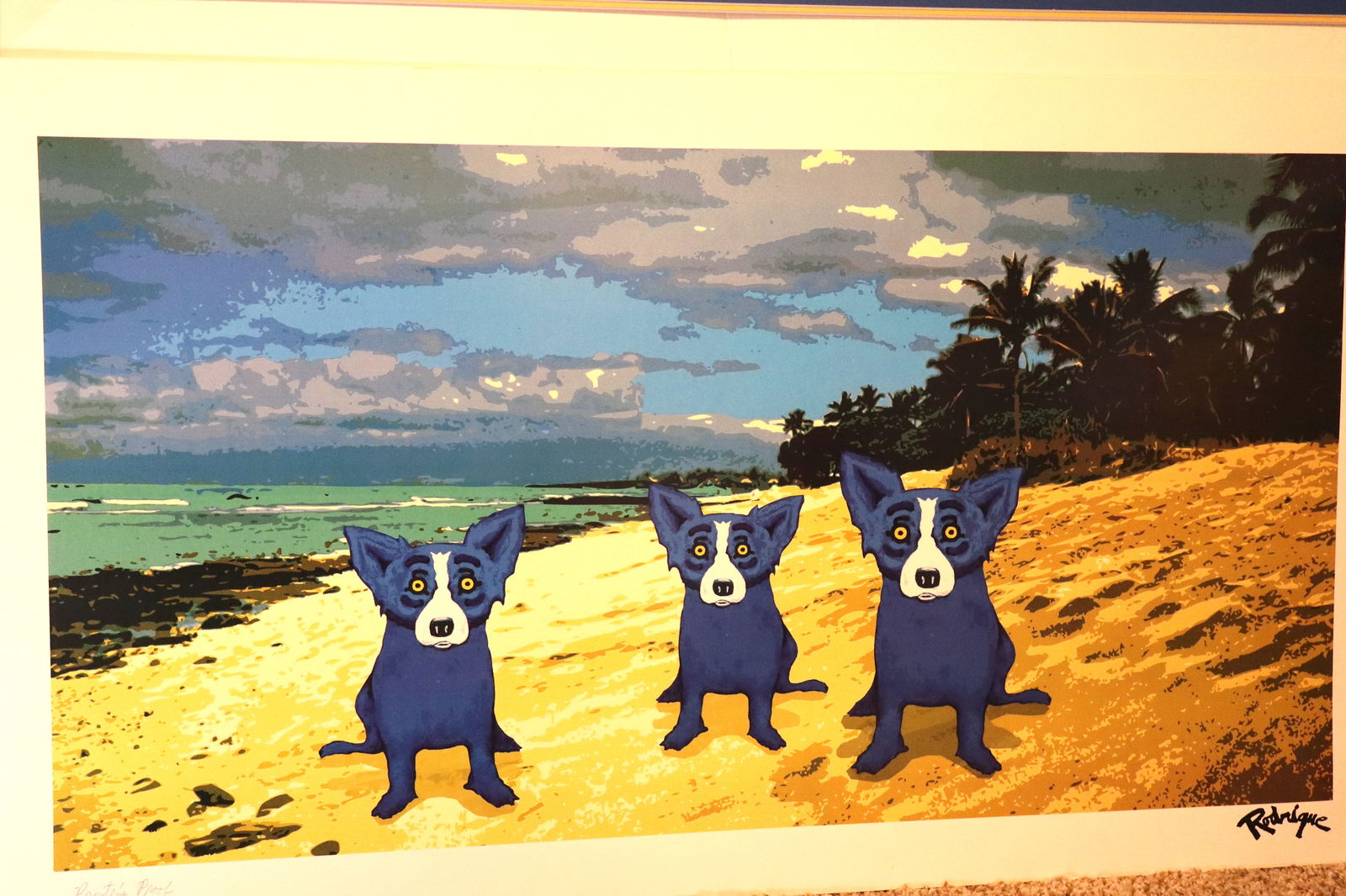 George Rodrigue "Paradise Island"  Limited Edition Printer's Proof Print (1 of 8)