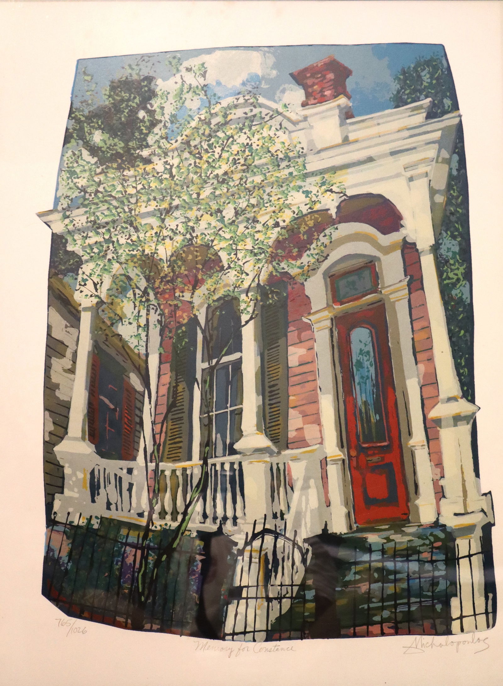 James Michalopoulos: Memory for Constance Limited Edition Silkscreen Print (1 of 10)