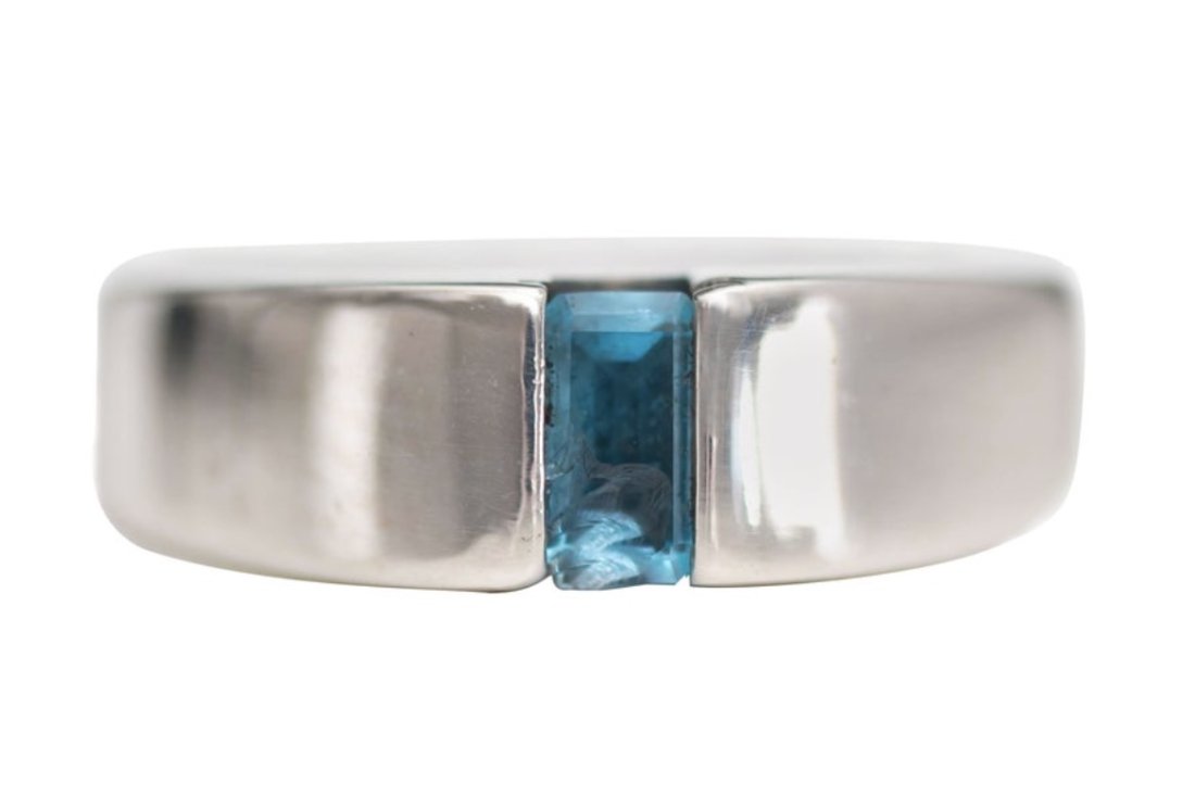 James Avery Blue Topaz Meridian Sterling Silver Ring (1 of 3)