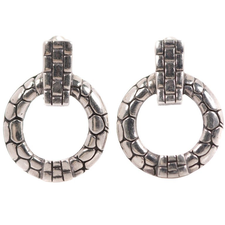 John Hardy Kali Collection Sterling Silver Earrings (1 of 3)