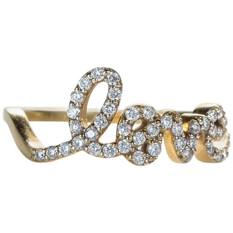 .3 Carat Love Diamond Ring, 14 Karat Gold (1 of 2)