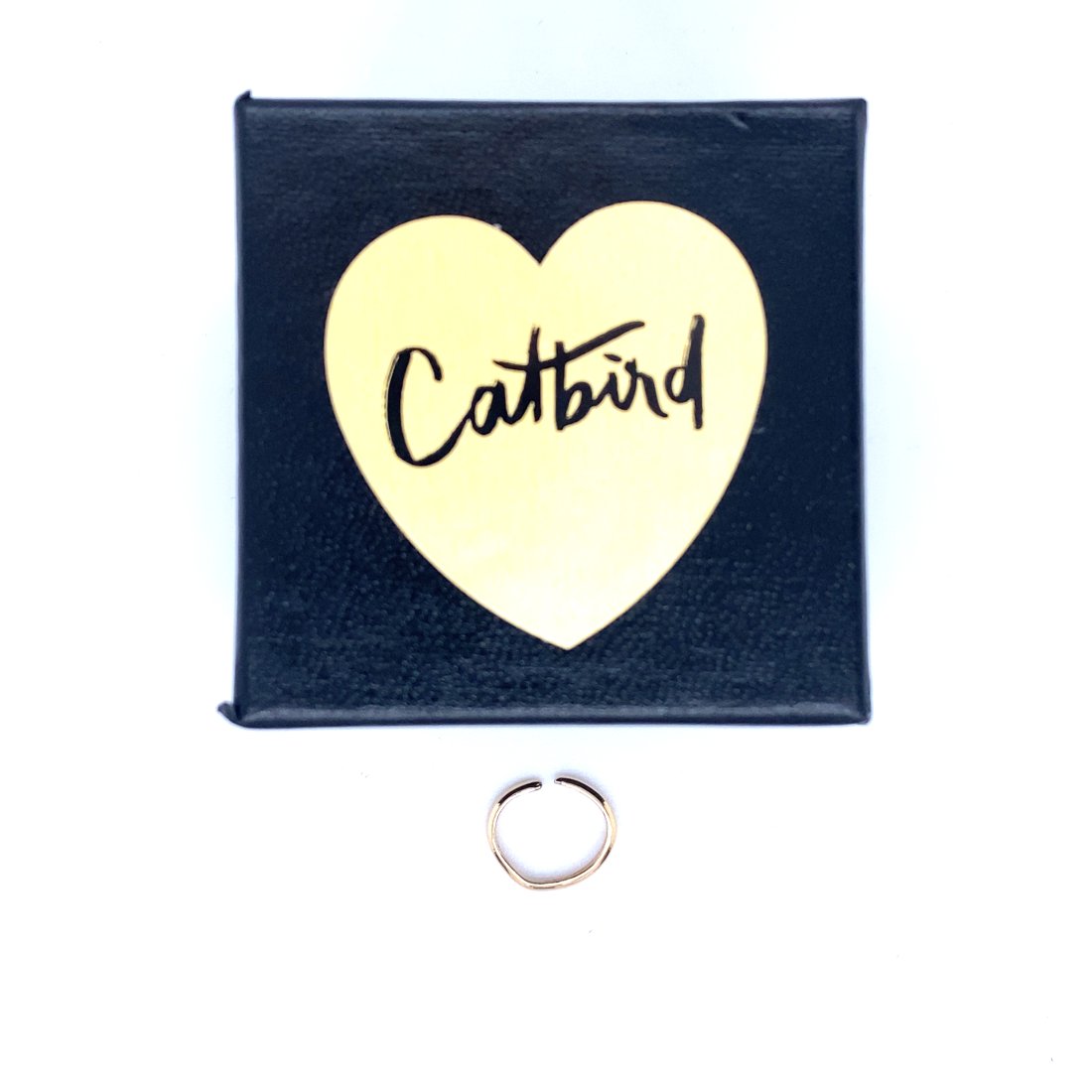 14K Catbird ear cuff with box