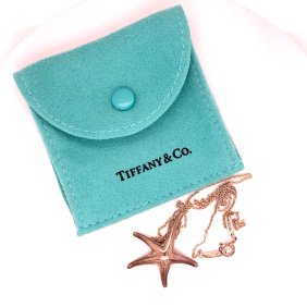 Sterling Silver Tiffany & Co Elsa Peretti Starfish Pendant
