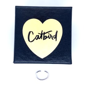 Sterling Silver Catbird Ear Cuff with Box