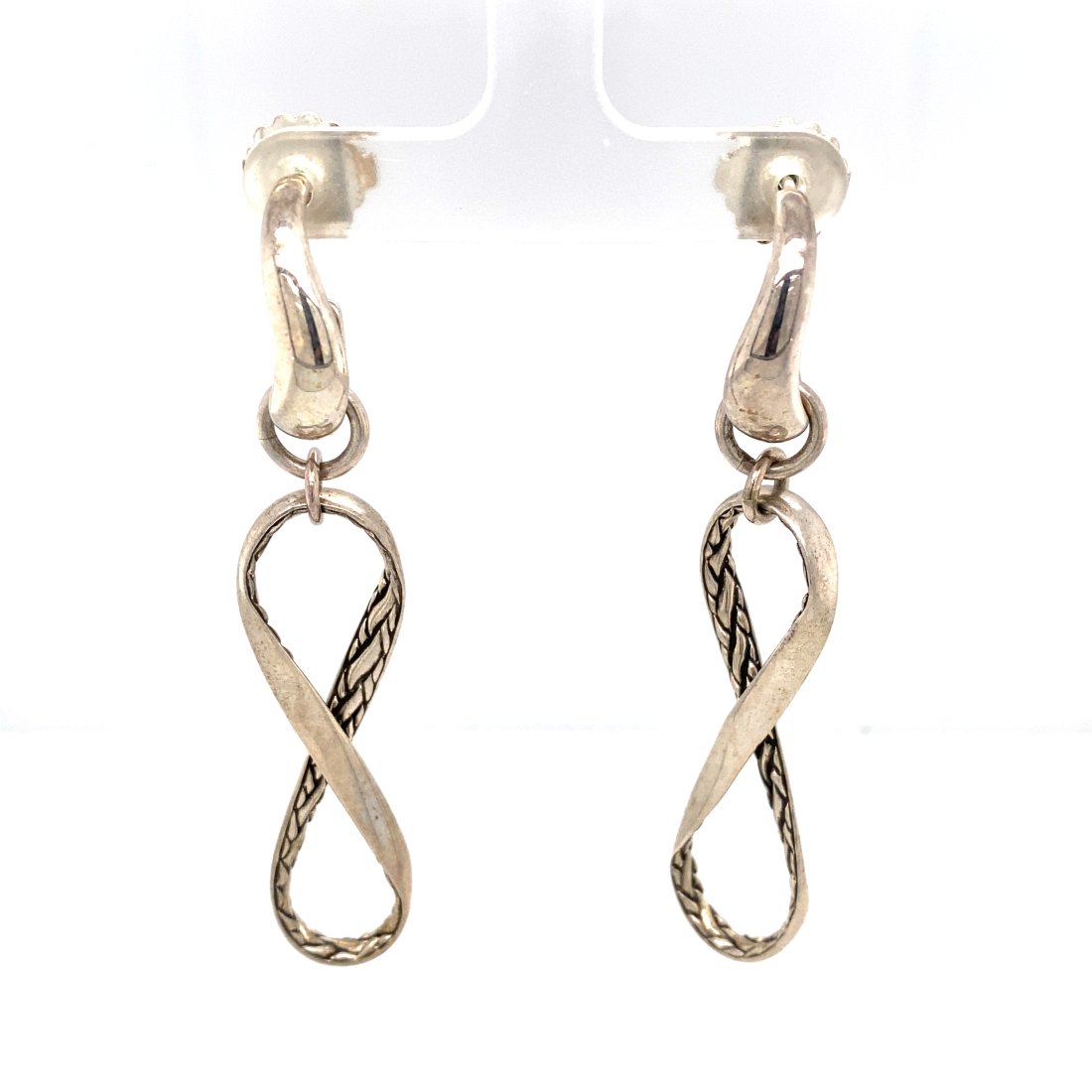 John Hardy Earrings Infinity Sterling Silver (1 of 7)