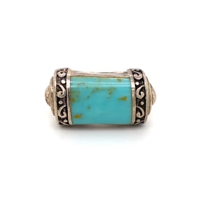 Vintage 1960s Turquoise Cocktail Ring