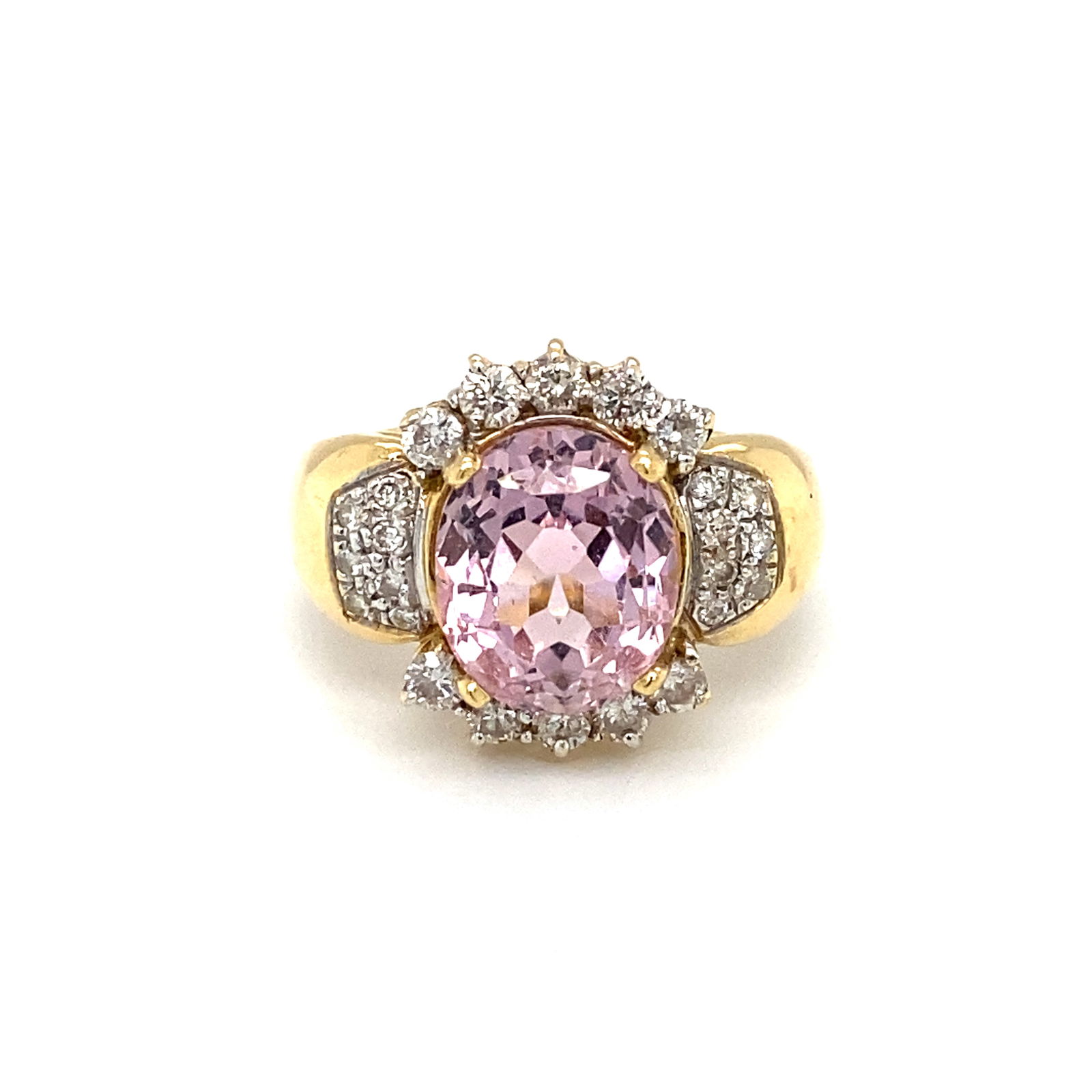 Le Vian 3.0ct Kunzite and Diamond Cocktail Ring in 18K Gold (1 of 7)