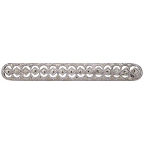 1960s Marcasite Sterling Silver Bar Pin