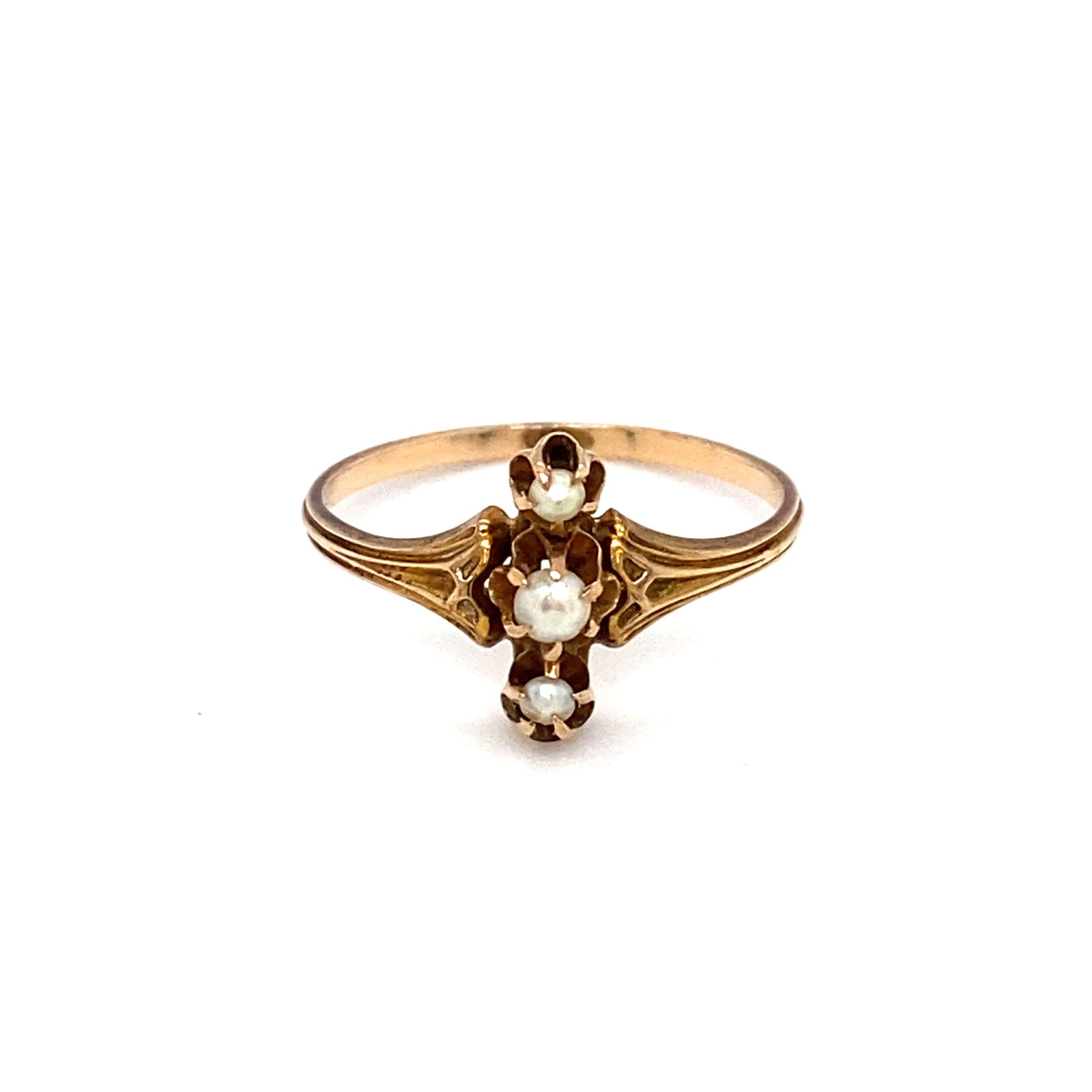 Victorian Pearl Ring in 10K Gold (1 of 7)