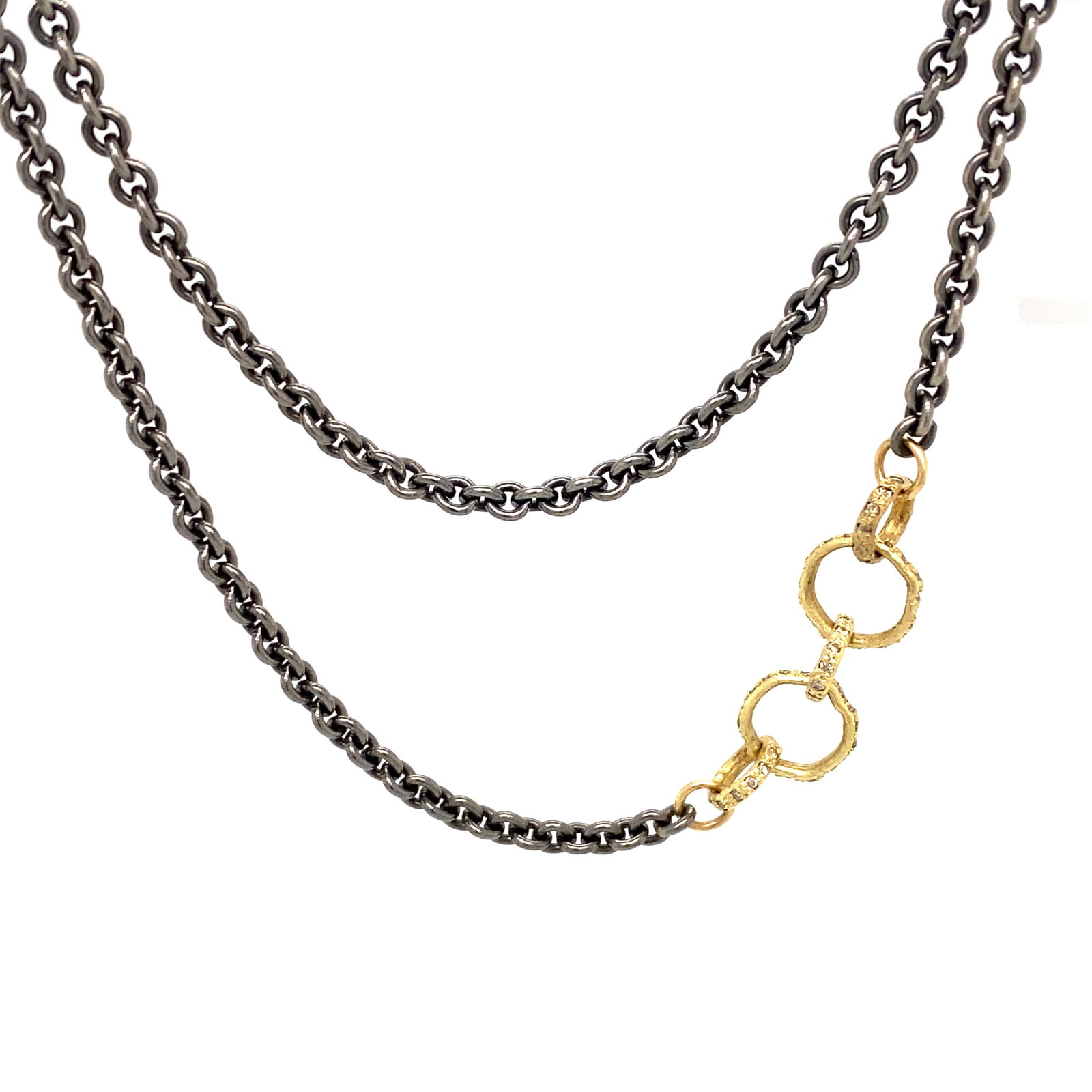 Armenta Collection Sterling Silver and 18K Gold Chain Necklace (1 of 6)