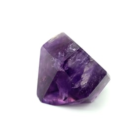 Faceted Amethyst Quartz Crystal