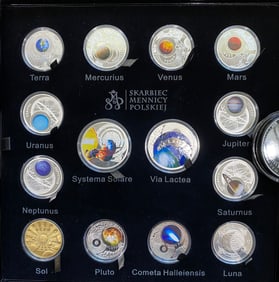 Poland Mint Systema Solare Silver Coin Set