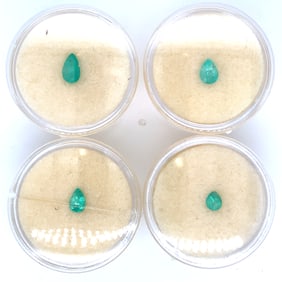 Lot of 4 Loose Emerald - 1.66CTW