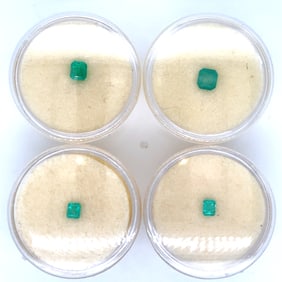 Lot of 4 Loose Emerald - 1.38CTW