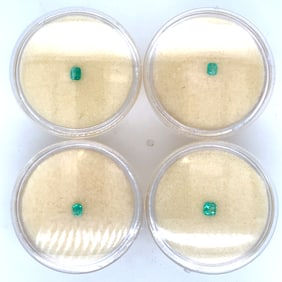 Lot of 4 Loose Emerald - 0.41CTW