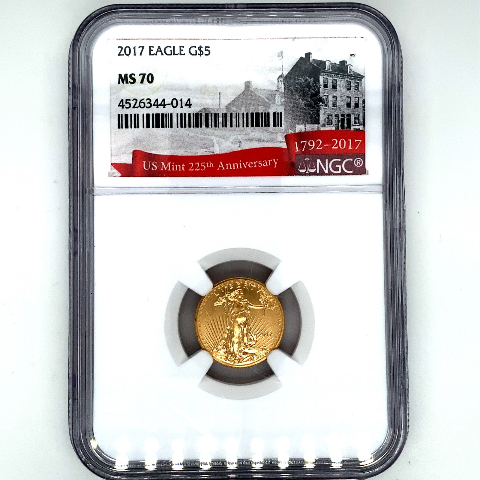 NGC MS70 Gold Eagle $5 Coin (1 of 4)