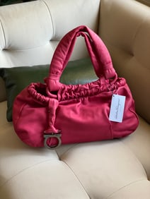 Salvatore Ferragamo Pink Leather Handbag